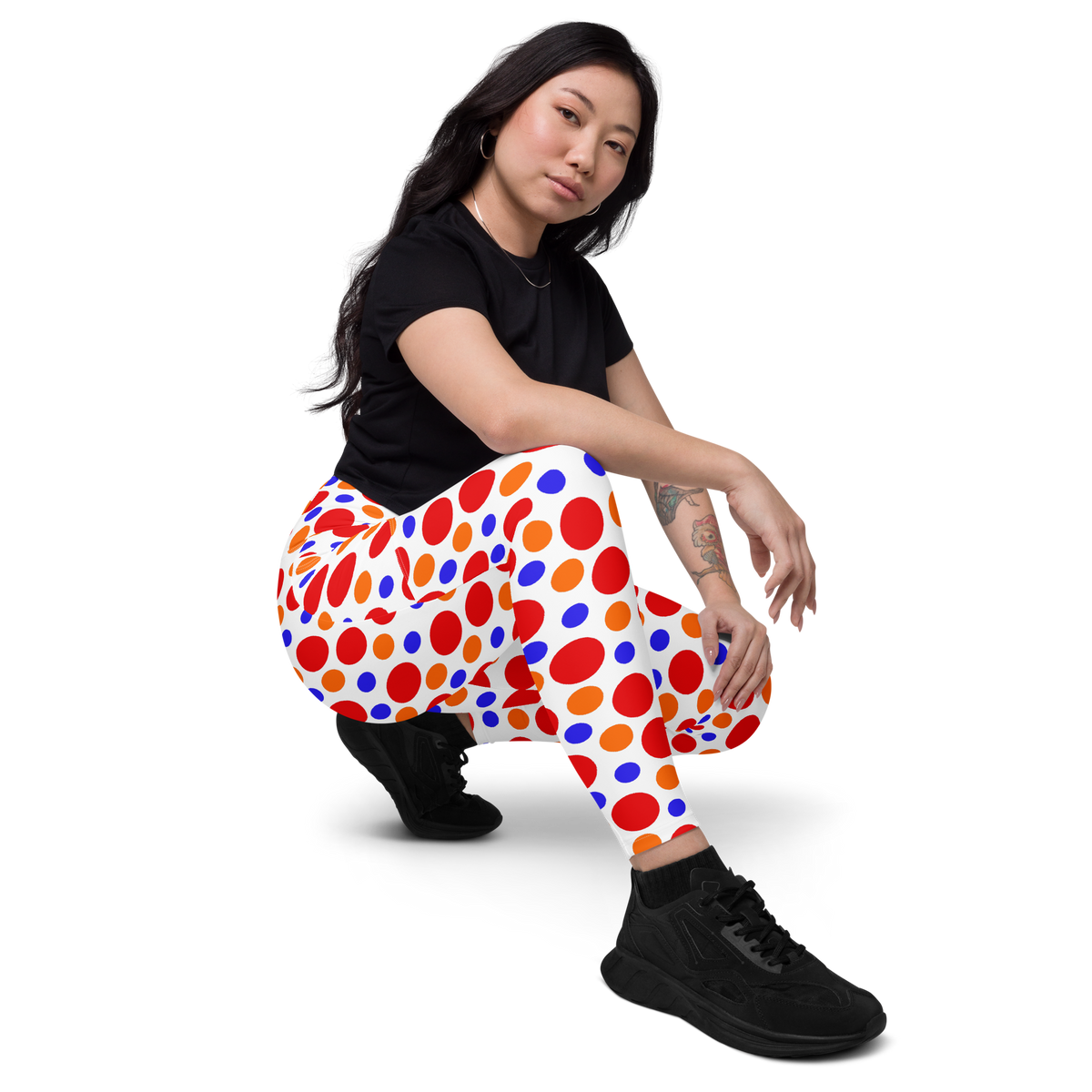 Teshima High-Waisted Recycled Leggings with Pockets